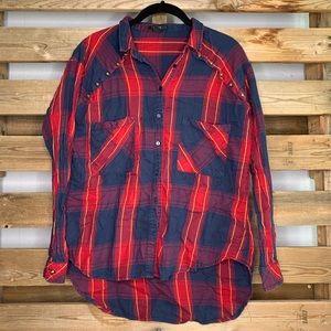 F21 Studded Flannel